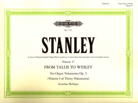 John Stanley Organ Voluntaries Op 5